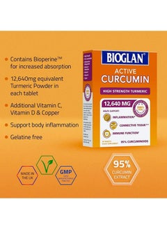 BIOGLAN Active Curcumin Tablets 30'S  - Image 2