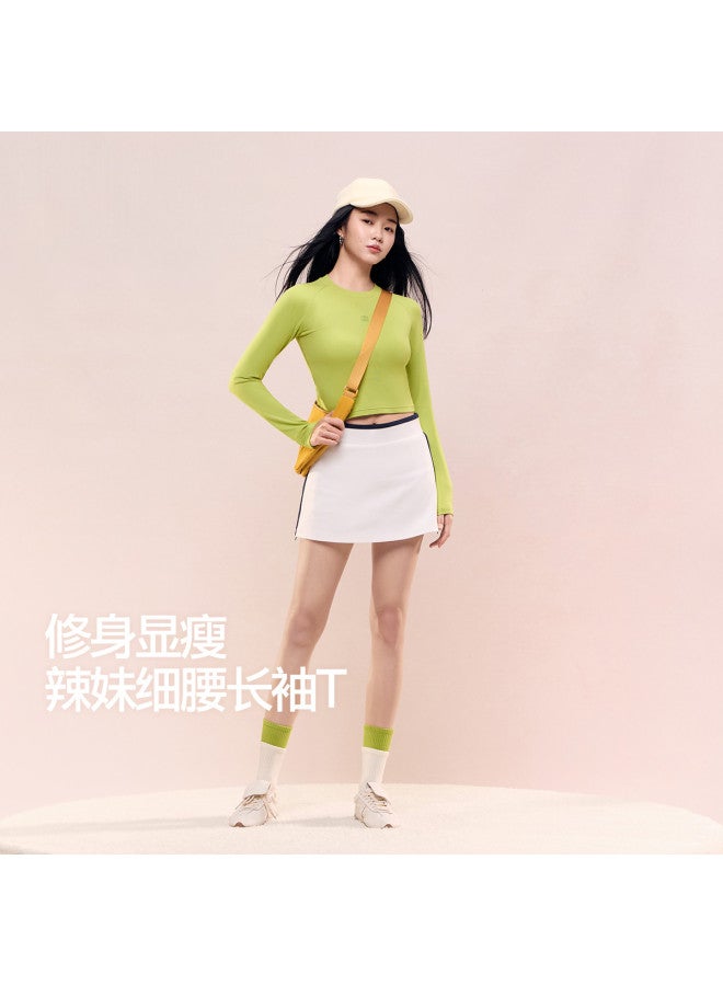 SIINSIIN Short Sleeve T-Shirt Women 2025 New Autumn Winter American Style Hot Girl Base Layer Slim Fit Top - Image 2