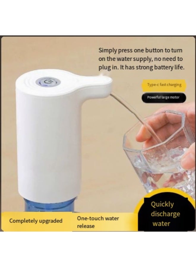 Electric Folding Water Pump Dispenser, Universal for Bottle Buckets, USB Rechargeable - Image 1