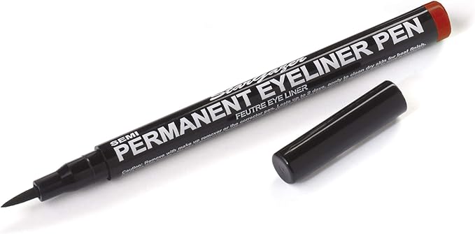 Stargazer SemiPermanent Vegan Eye Liner 1 Up To 24 Hour Strong Black Water Proof Eye Liner In A Fine Line Pen - Image 2