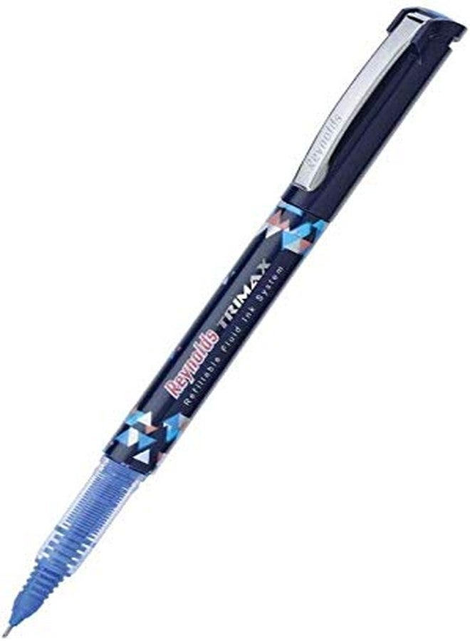 Reynolds Trimax 0.5mm Needle Point Liquid Gel Pens - Pack of 5 (Blue) - Image 3