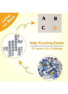 HUADA TOY Jigsaw Puzzles For Adults 1000 Pieces, Mystical Carpet Interlock Perfectly Letter On Back No Dust, Home Decor Birthday Party Gift Toy For Men Women Elders Seniors (27.5"X19.6"), 1:1 Poster  - Image 3