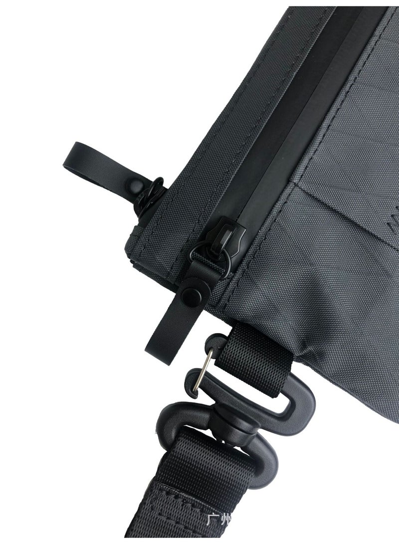 عام حافظة برو بسحاب - محفظة بسحاب مينيماليستية - مع حافظة بطاقات هوية مضادة للقراءة RFID وسحاب للرجال مع فتحة متعددة الأدوات. - Image 4