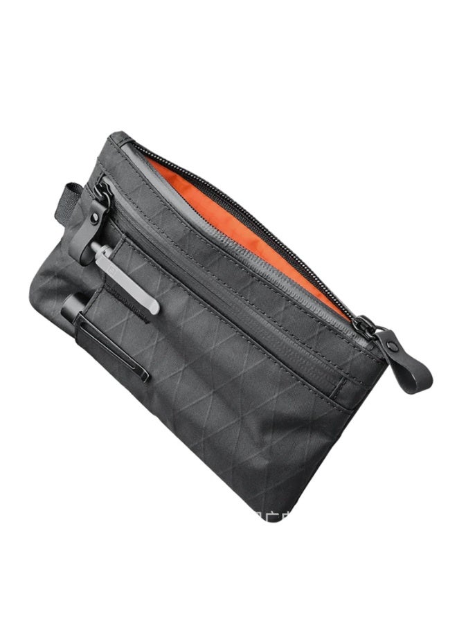 عام حافظة برو بسحاب - محفظة بسحاب مينيماليستية - مع حافظة بطاقات هوية مضادة للقراءة RFID وسحاب للرجال مع فتحة متعددة الأدوات. - Image 1