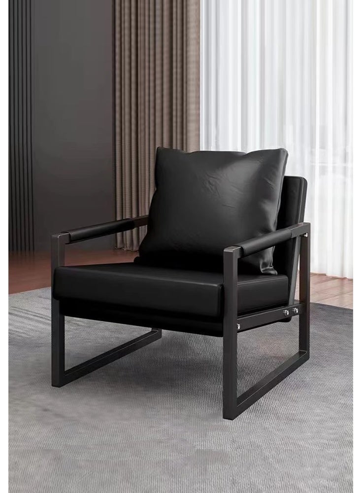 Forthcan Modern Accent Chair for Living Room – Upholstered Armchair with Metal Frame, Single Sofa Lounge Chair for Bedroom, Office, Balcony, Reading Corner - Image 2