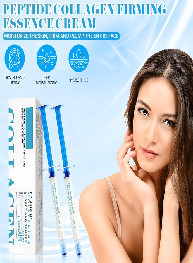 KEBEGE Polypeptide Collagen,Polypeptide Collagen Elastic Essence Cream,Micro-Molecular Firming and Lifting Lotion for Tightening Skin (2 pcs/box (2box - Image 2