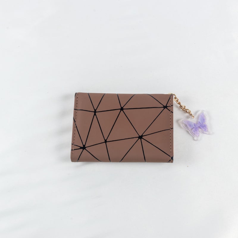 The Black Pearl Accessories Leather Flip Wallet & Card Holder with Multiple Pockets - Brown - Image 2