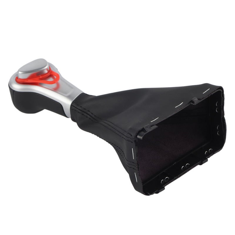 غطاء غيار مقبض حركة التروس (Gear Shift Knob Gaitor Boot Cover): جلد أسود - بديل متين ومريح لسيارات الطاقة التلقائية بالقيادة اليسرى من طرازات A5 A4L Q5 B8 B8PA - Image 3