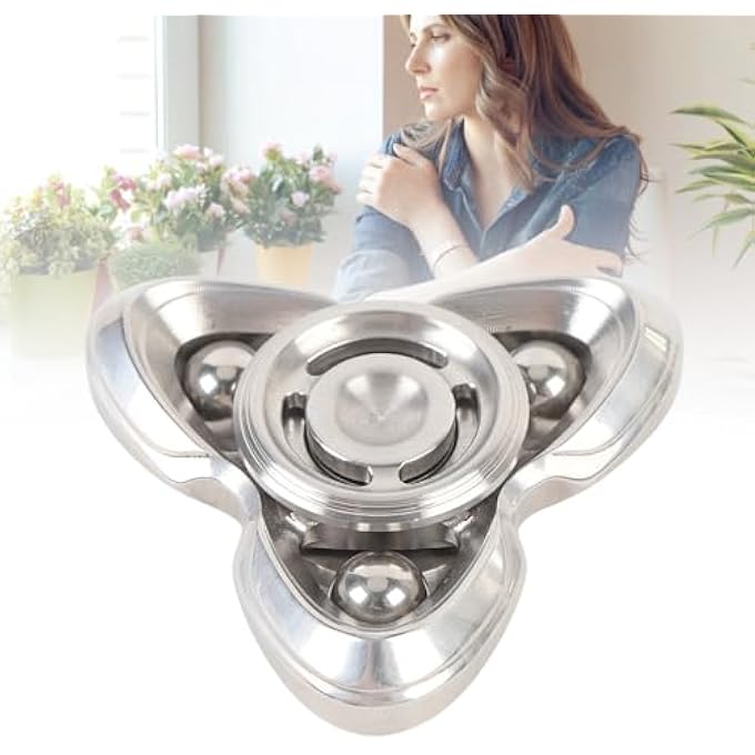 Jiawu Versatile Fingertip Gyro for Stress Relief, Spinning Hand Toy for Adults and Kids - Meditation, Breaking Habits - Lightweight and Exquisite Design for Relaxing - Image 2