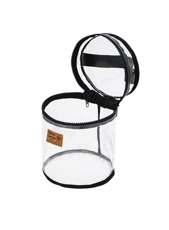 RE ROUGH ENOUGH Rough Enough Clear Makeup Bag Leakproof Cosmetic Large Clear Toiletry Bag Organizer Case for Travel Gym Beach - Image 1