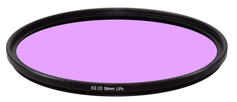 Desmond-ICE ICE CO 58mm Slim MC LiPo Filter Broadband Light Pollution Reduction for Night Sky/Star 58 - Image 1