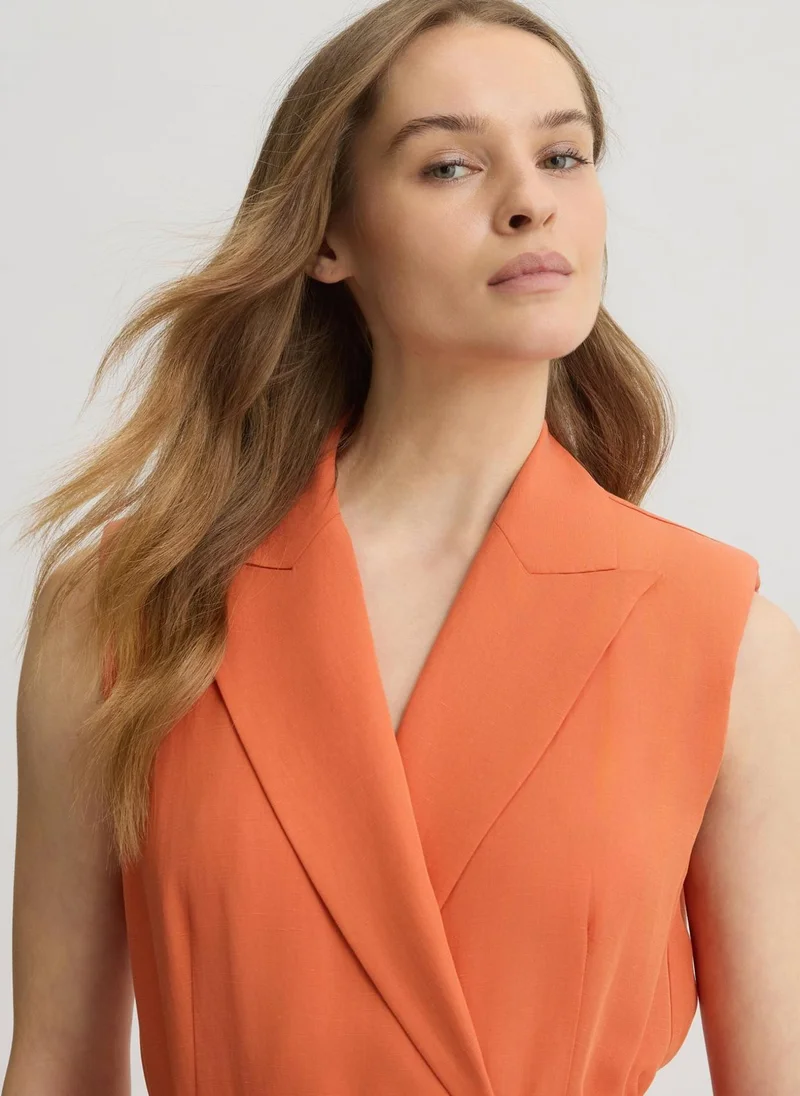 Liu Jo Waistcoat in linen blend