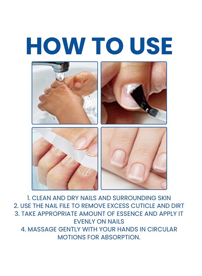 West&Month Nail Fungus Repairing Liquid-Fungal Nail Treatment for Toe Nail and Fingernails-Tea Tree Oil Nail Repair Solution for Thick/Broken/Discolored Nails-Renews Damaged Cracked Ingrown Toenail - Image 4