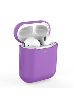 Arabest Silicone Protective Case for AirPods 1  2 Lilac 