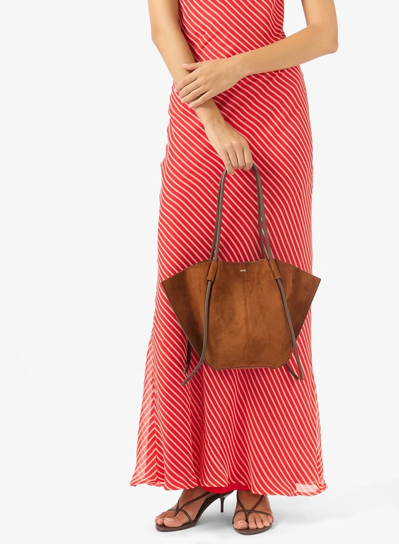 JW PEI Nala Faux Suede Wide Tote Bag