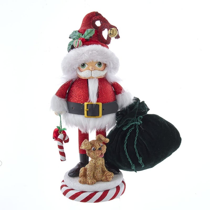 12Inch Hollywood Santa and Pup Nutcracker