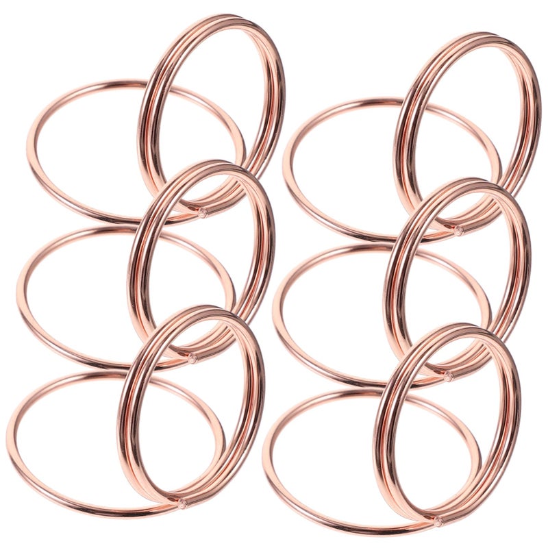 Rose Gold Metal Memo Clips 6pcs Table Place Card Holders Wedding Number Craftsmanship - Image 2