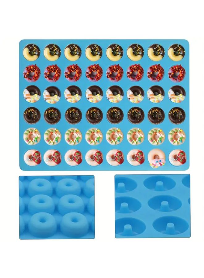 4 Pcs Purple Silicone Mold Set For Chocolate Donut Cake Ice Cream Candy With Droppers - Image 5