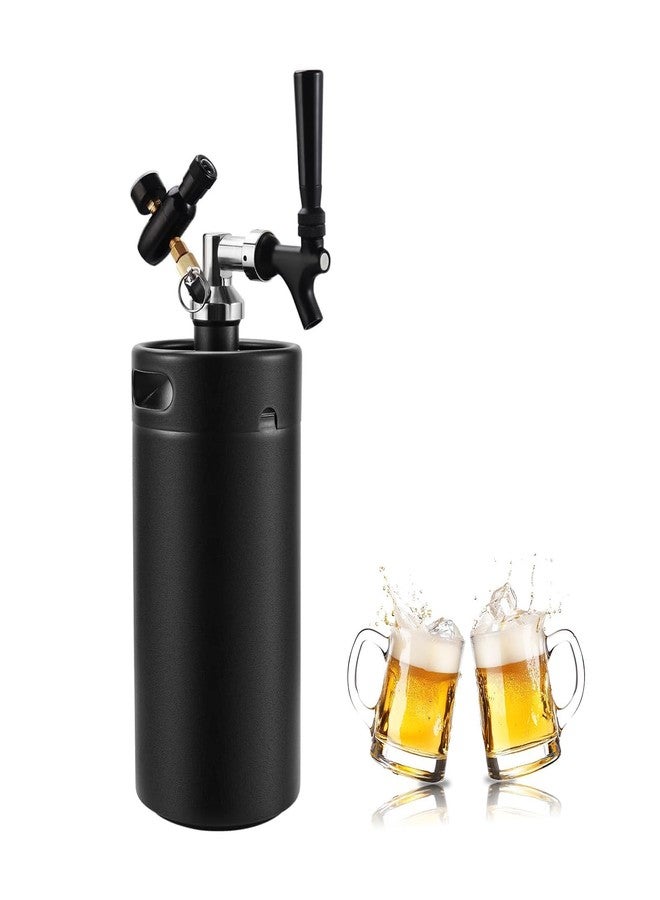 Imaictuu 128 OZ Mini Keg Growler Beer Tap System, Pressurized Stainless Steel Portable Keg with Self-Closing Spring Faucet and Regulator -Pressure Control & Leak-Proof Design for Home & Commercial - Image 1