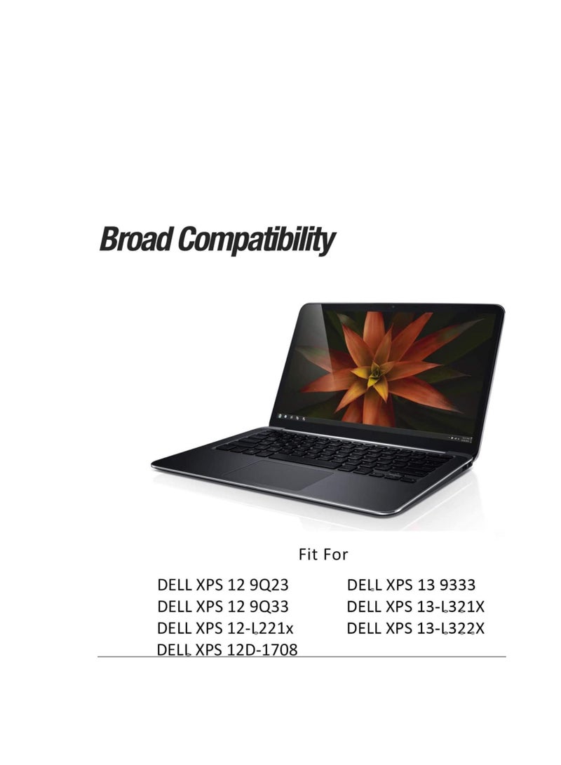 Terabyte استبدال بطارية اللابتوب C4K9V 3H76R 489XN PKH18 لجهاز Dell XPS 12 9Q33 -L221X 13 9333 Ultrabook 13 XPS13 13-L321X 13-L322X XPS L321X L322X Series (7.4) V 55Wh - Image 2