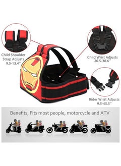 Snowie Soft Kids Safety Belt For Two Wheeler With Reflective Strips Portable Seat Belt Children Motorcycle Harness For Motorcycle Bike Adjustable Safety Harness For Boys Girls (2 12Years)  - Image 4