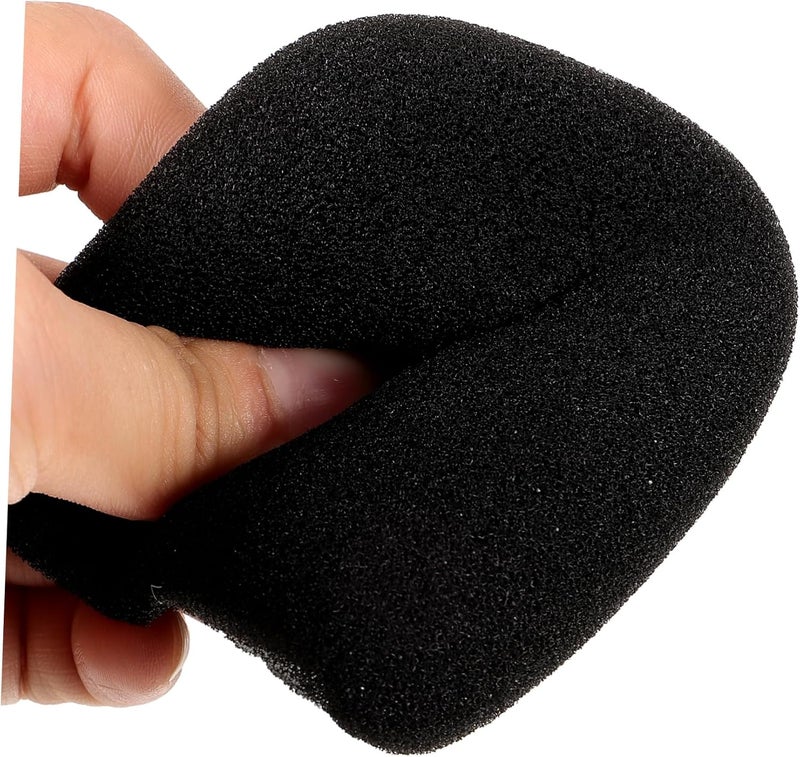 DOITOOL 2sets Thickened Microphone Sponge Covers for Indoor and Outdoor Use Mic Protective Covers for Ktv Dance Parties News Interviews and Sports Activities - Image 3