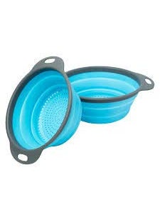 svk dream SVK Dream Silicone Kitchen Bowl Strainer/Colander, Best Sink Basket for Washing Vegetable, Fruit, Drainer for Pasta, Noodles, Food Items - Multi Color - (1pc) (Round)  - Image 3