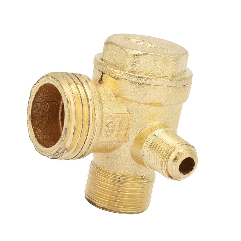 Zinc Alloy Three Way Unidirectional Check Valve For Air Compressor Easy Installation - Image 5