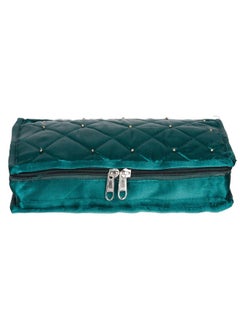 Kuber Industries Kuber Industries Makeup Storage Bag | Vanity Organizer | Makeup Pouch | Pendant Organizer | Cosmetic Kit for Travel | 6 Pouch Organizer | Moti Jewellery Organizer | Large | Pack of 2 | Multi  - Image 5