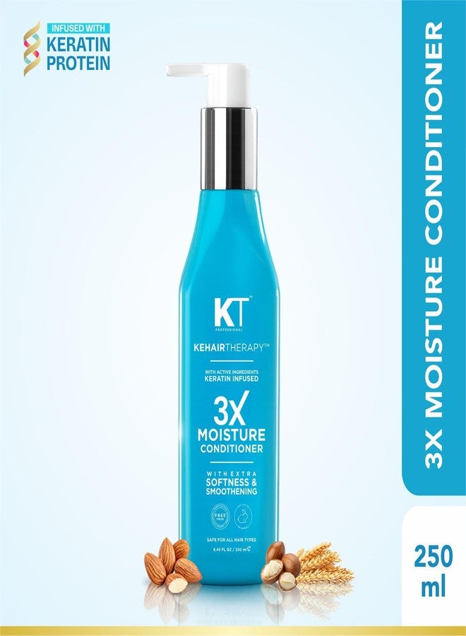 KT Professional 3X Moisture Conditioner | Deep Hydration & Strength | Boosts Shine | Prevents Dryness | Keratin-Infused | Sulfate & Paraben Free | Vegan | 250ml - Image 3