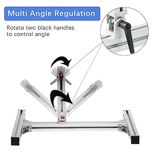 JQDML Stand Kit for JQDML Reciprocating Linear Actuator Motor Stand Size 8mm, Aluminum Alloy Material , Angle Adjustable with Installation Tools - Image 2