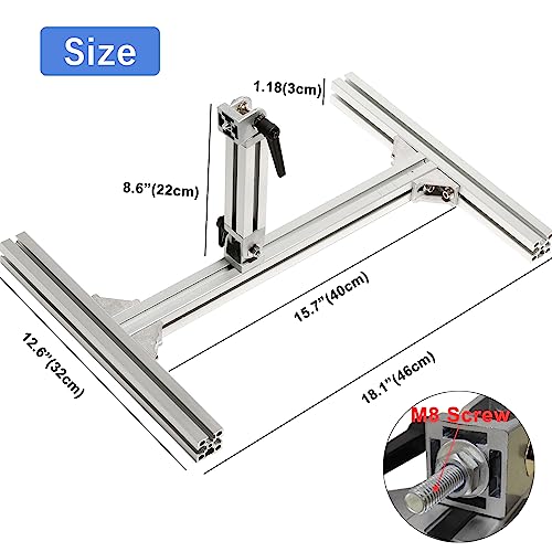 JQDML Stand Kit for JQDML Reciprocating Linear Actuator Motor Stand Size 8mm, Aluminum Alloy Material , Angle Adjustable with Installation Tools - Image 3
