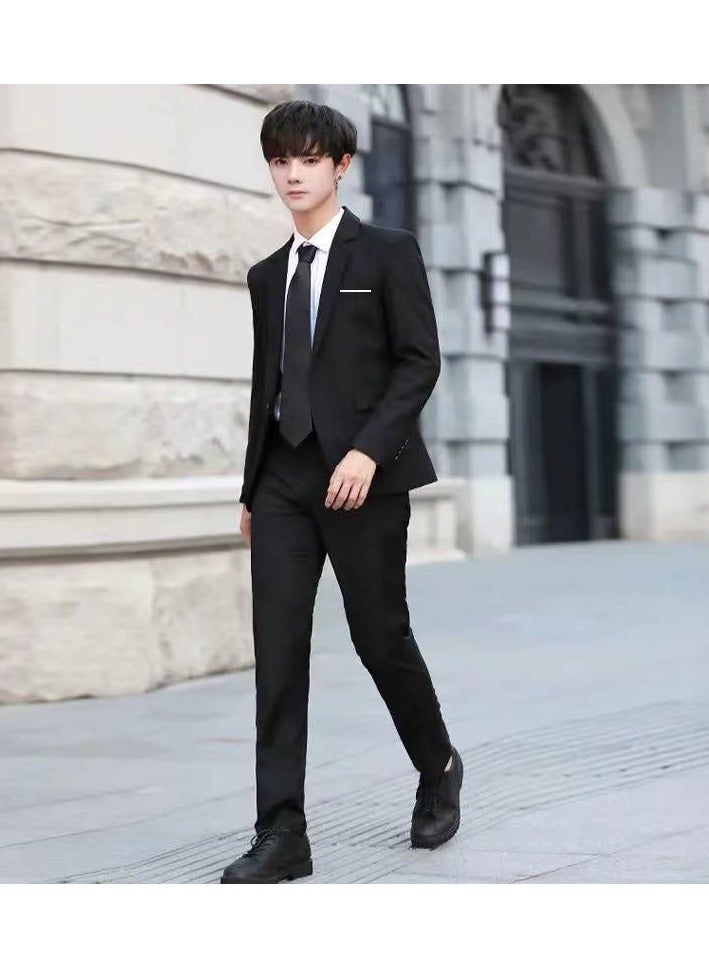 KUYING Business Slim-fit Suit Set In Three Pieces  - Image 2