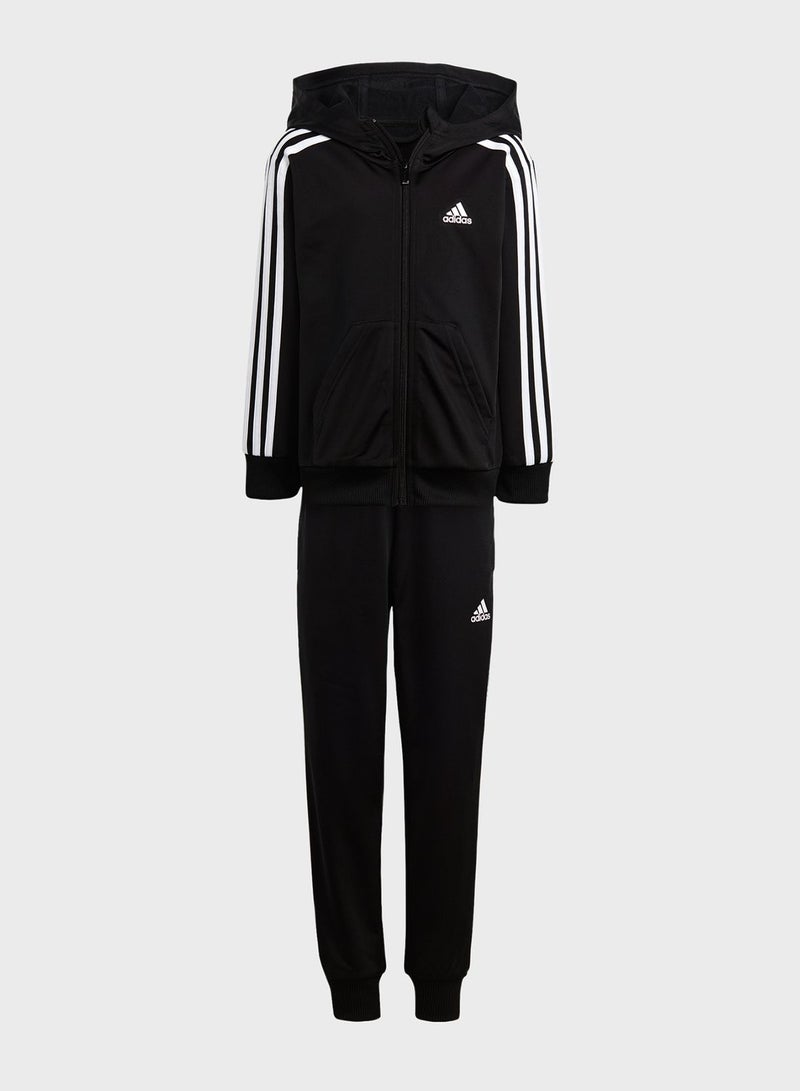 Little Kids 3-Stripes Shiny Tracksuit