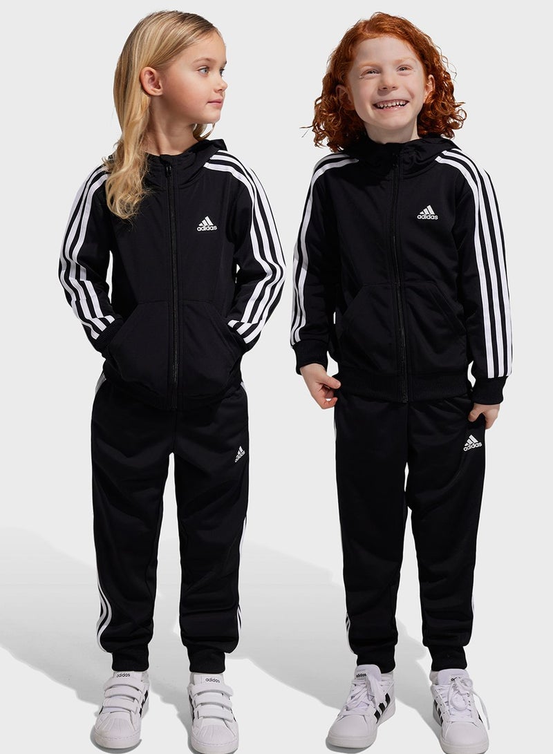 Little Kids 3-Stripes Shiny Tracksuit
