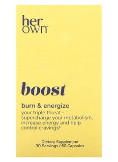 Her Own Boost Burn & Energize 60 Capsules 