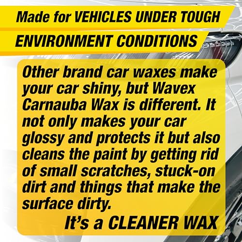 Wavex Carnauba Wax Car Polish 350ml | Wax That Restores Dull Old Paint to New | Polish for Painted Surface, Headlights & Chrome Components - Image 4