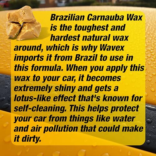 Wavex Carnauba Wax Car Polish 350ml | Wax That Restores Dull Old Paint to New | Polish for Painted Surface, Headlights & Chrome Components - Image 5