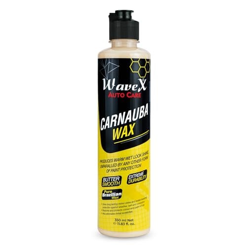 Wavex Carnauba Wax Car Polish 350ml | Wax That Restores Dull Old Paint to New | Polish for Painted Surface, Headlights & Chrome Components - Image 1