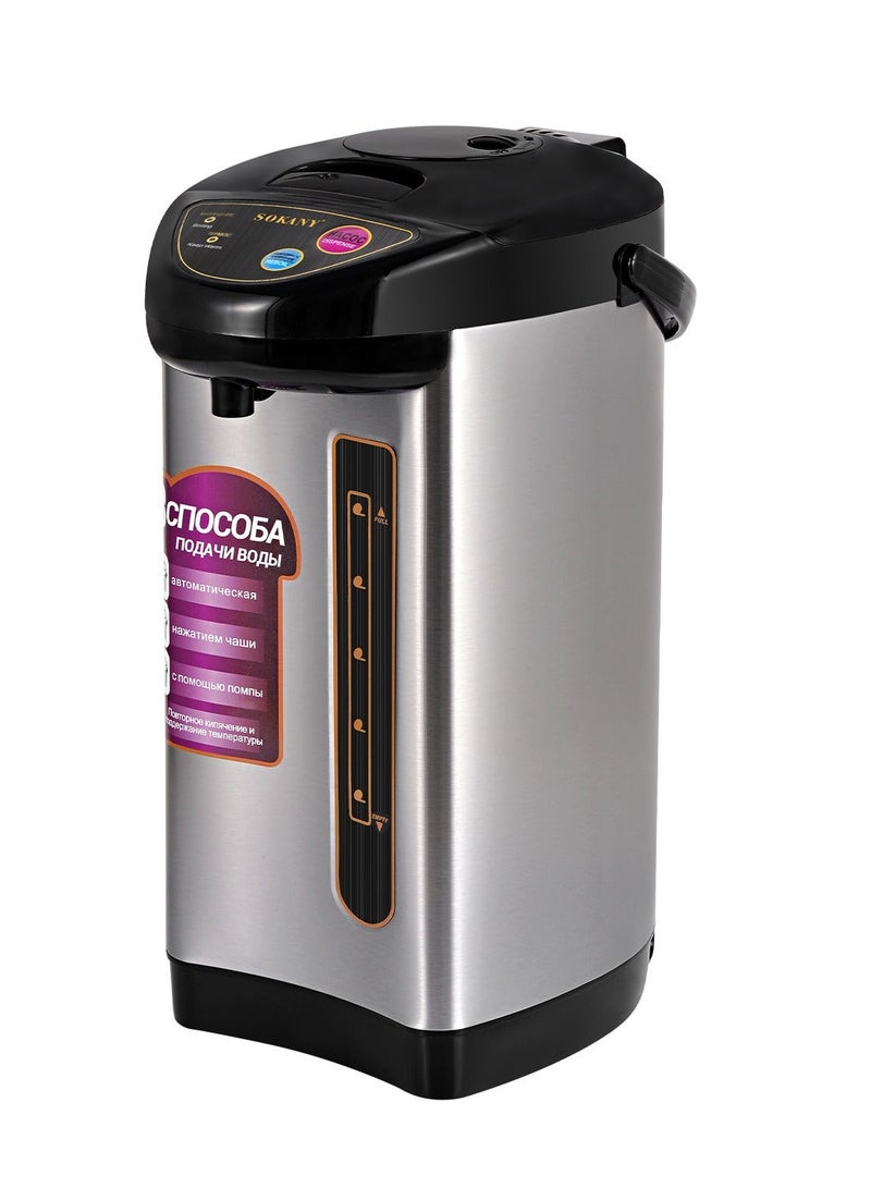 سوكاني غلاية ماء ثيرمو بوت، موزع مياه، غلاية ماء كهربائية من الفولاذ المقاوم للصدأ 304، تسخين سريع 800 واط، موفرة للطاقة، سعة 6.8 لتر، إيقاف تشغيل تلقائي (SK-09060) - Image 2