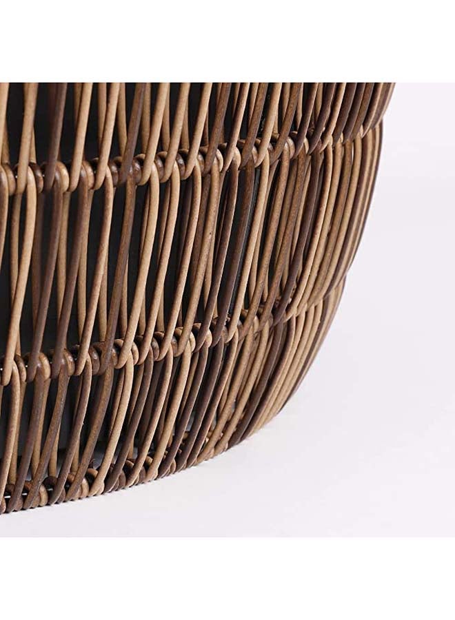 Suncoast Suncoast Peta Round Planter Bowl (L)-Brown  - Image 2