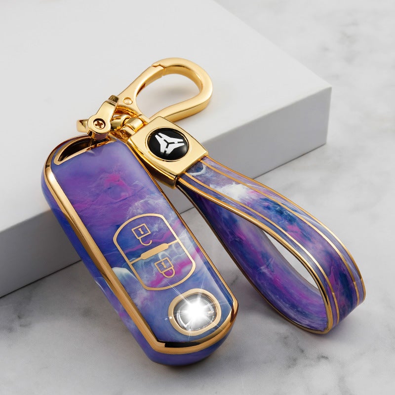 Suitable For Mazda Atz Car Key Case Cx-5/Cx-8/Cx-4 Shell Buckle All-Inclusive High-End Personalized Men And Women - Image 2
