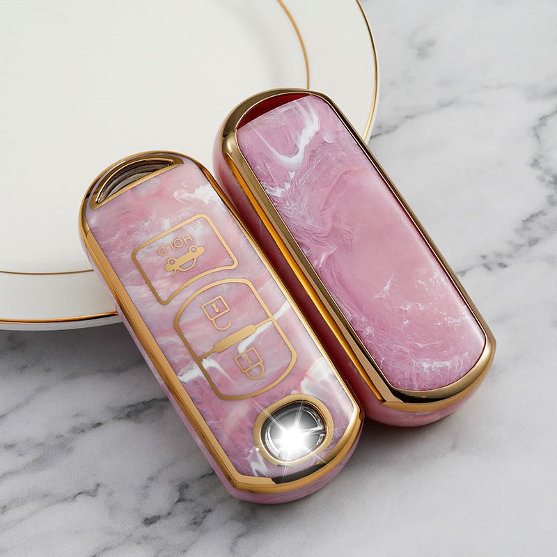 Suitable For Mazda Atz Car Key Case Cx-5/Cx-8/Cx-4 Shell Buckle All-Inclusive High-End Personalized Men And Women - Image 1