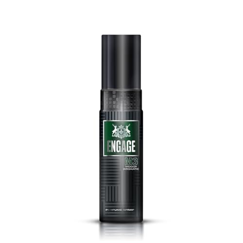 Engage M3 Perfume Spray for Men 120ml | Fresh & Woody | Long Lasting | No Parabens | No Silicones | Dermatologically Tested | Skin Friendly | Crafted for Everyday Luxury | Also try EDP Amber Hues - Image 1
