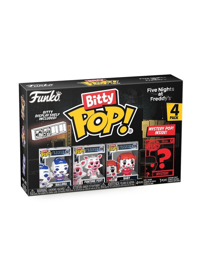 Funko Bitty Pop!: Five Nights At Freddy'S Mini Collectible Toys Ballora Funtime Foxy Baby & Mystery Chase Figure (Styles May Vary) 4Pack - Image 4