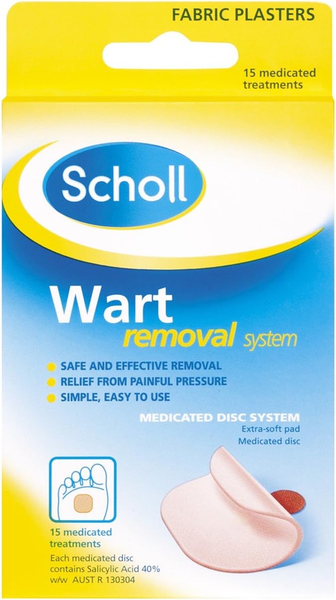 SCHOLL VERRUCA REMOVAL PLASTERS