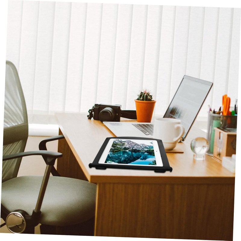 Adjustable Laptop Stand Notebook Holder with Hollow Out Cooling Design Ergonomic Riser for Optimal Heat Dissipation Non Slip Protective Pads Compatible with All - Image 5