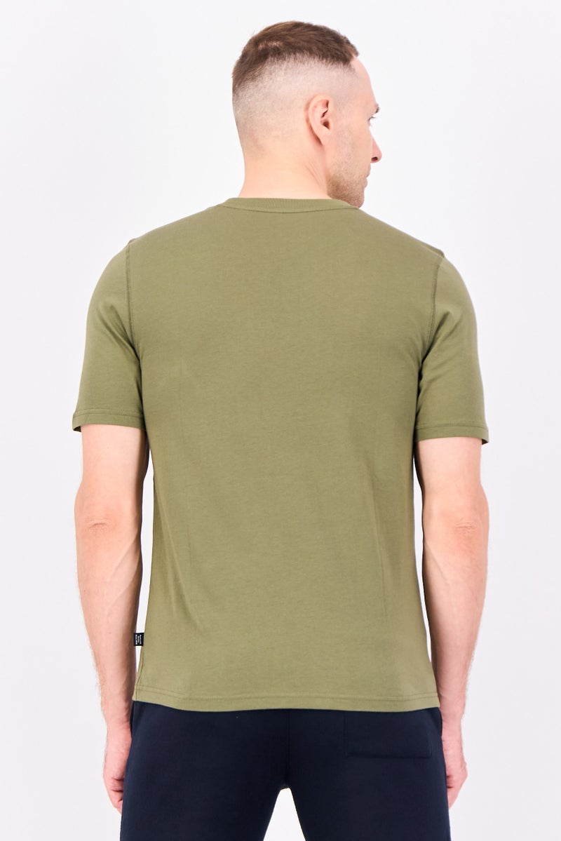 PUMA Men Sportswear Fit Short Sleeve Outdoor T-Shirt, Olive - Image 4