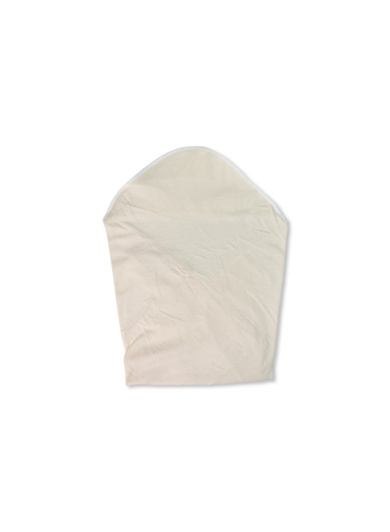 Berceau Cotton Baby Blanket – Off-White & Beige - Image 2