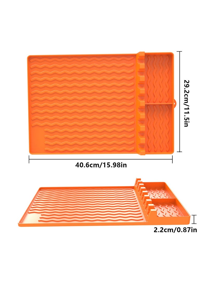 general Oven Silicone Side Rack Grill Tray Blackstone Silicone Oven Tool Mat Silicone Dust Cleaning Mat BBQ Protective Mat - Image 5
